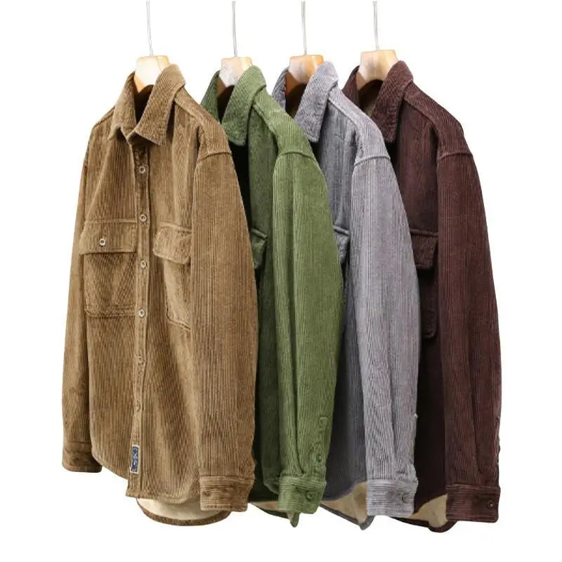Adam™ | Jachetă din Corduroy cu Fleece