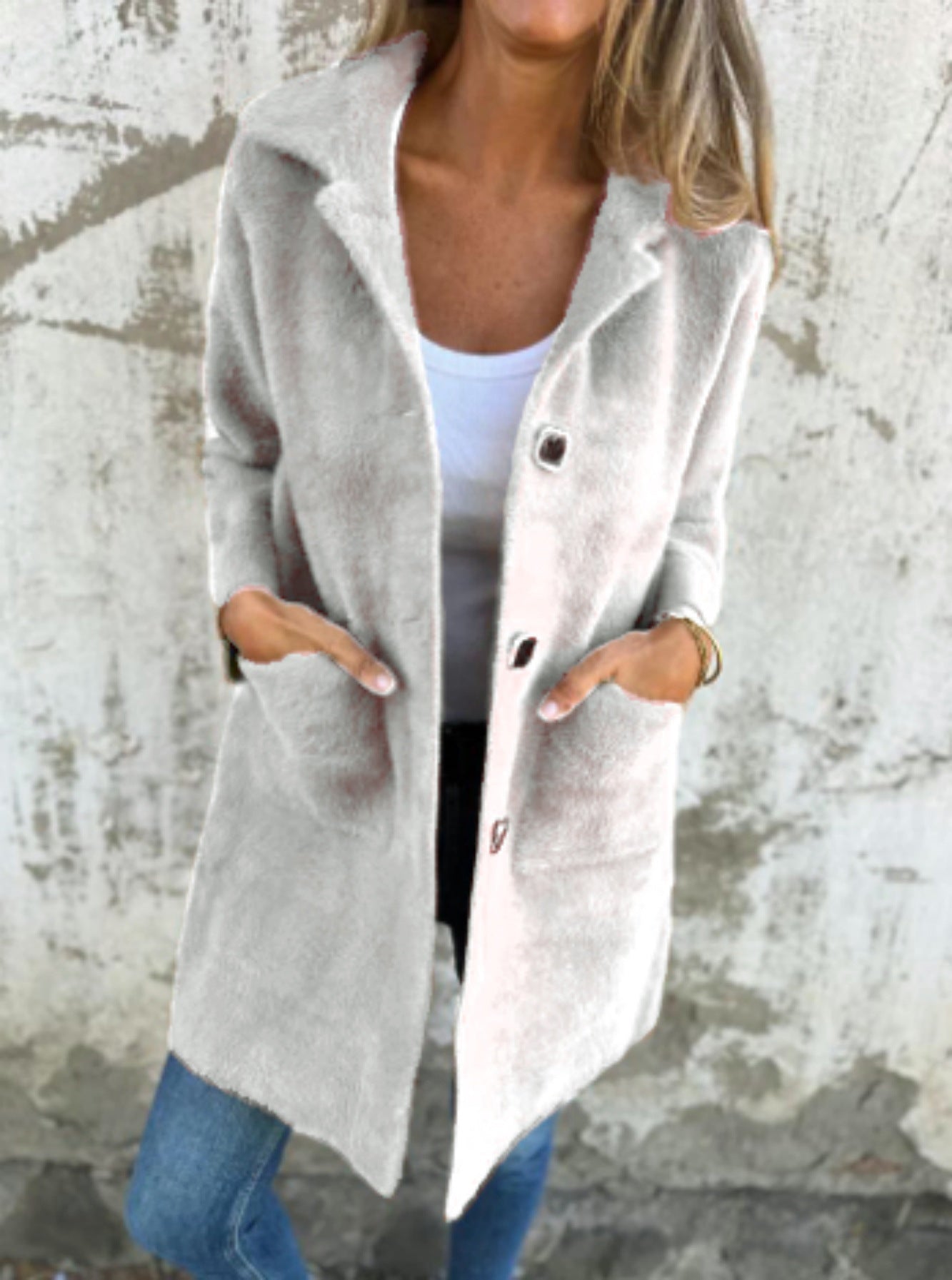 MARCE | Palton Casual cu Butoane