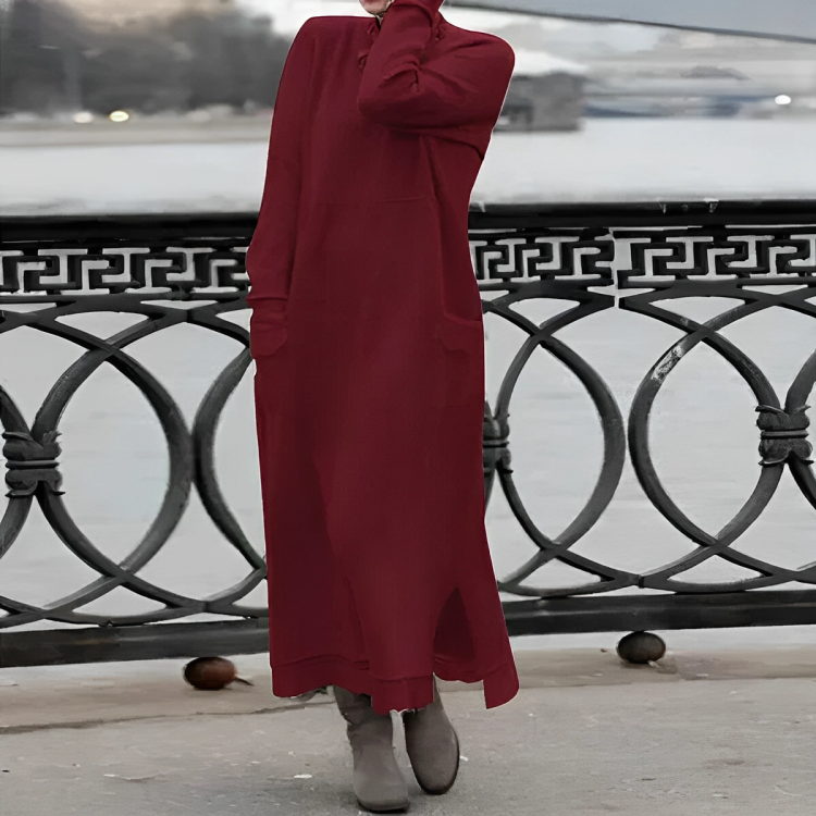 GRETA | Rochie confortabilă de iarnă