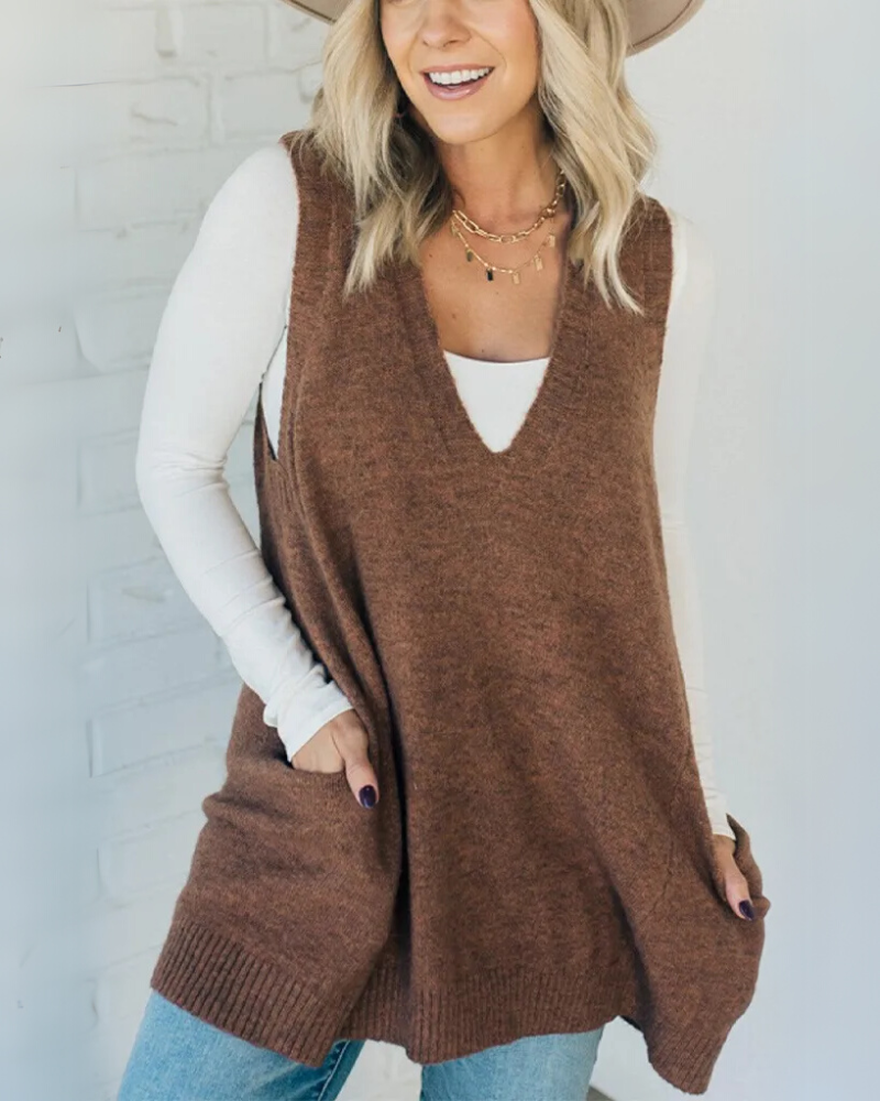 AROLA | Vest Tricotat Comfortabil