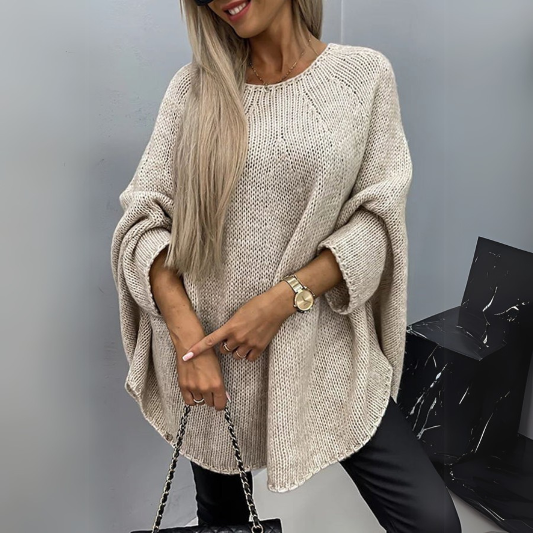 ISABELLE | Pulover Elegant cu Guler Răsfrânt