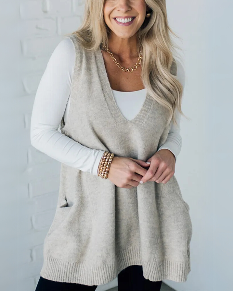 AROLA | Vest Tricotat Comfortabil
