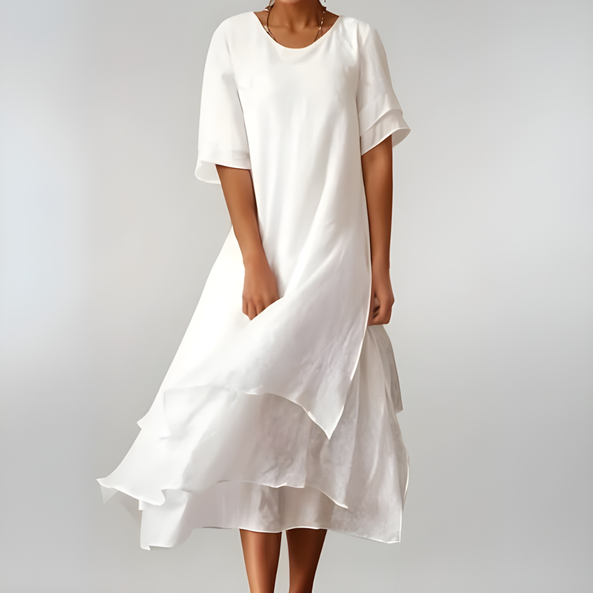 Agnès | Effortlessly Chic Lightweight Cotton Maxi Dress
