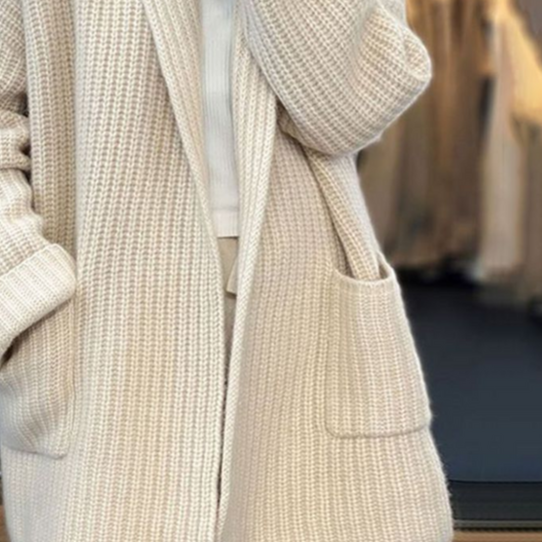 IRENE | Cardigan Tricotat din Amestec de Lână