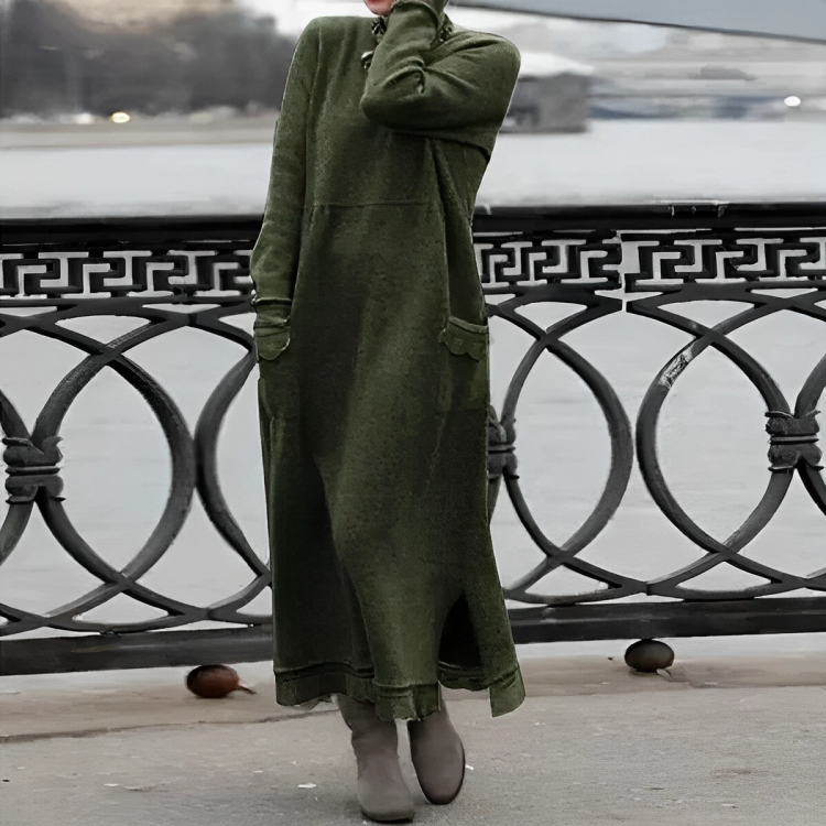 GRETA | Rochie confortabilă de iarnă