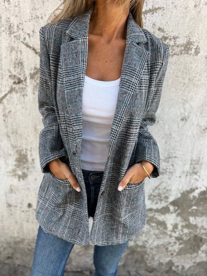 VIVI | Blazer cu Carouri Stilat