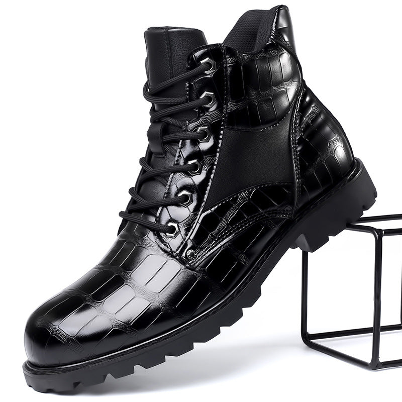 Rendell™ | Bottes en cuir de crocodile