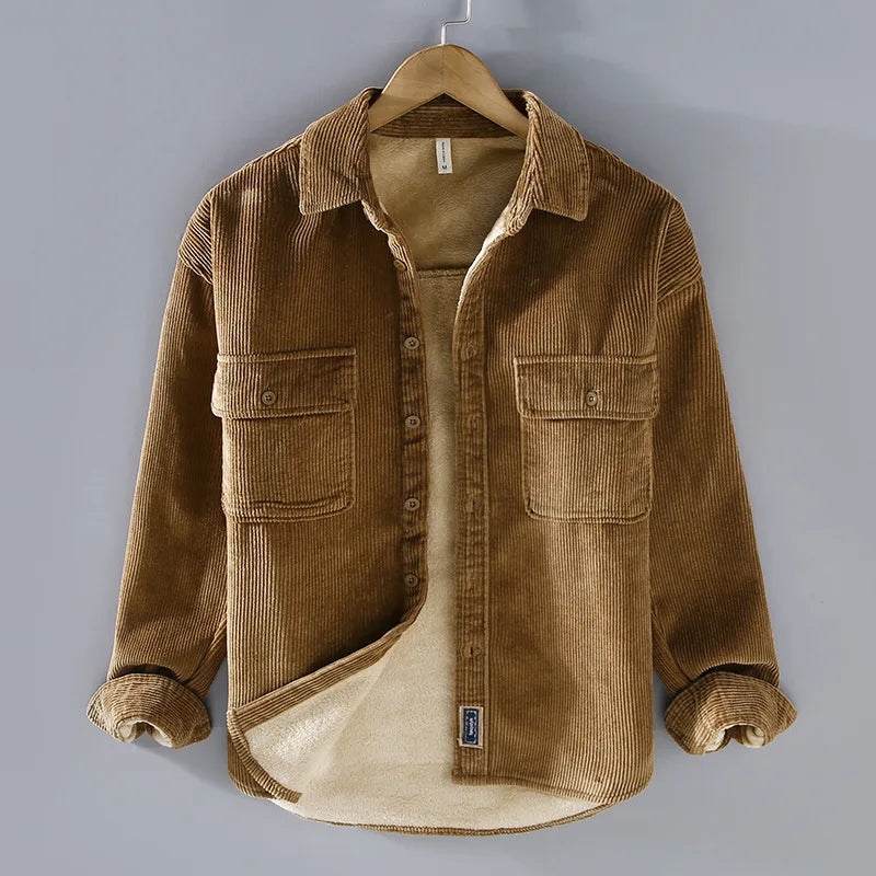 Adam™ | Jachetă din Corduroy cu Fleece