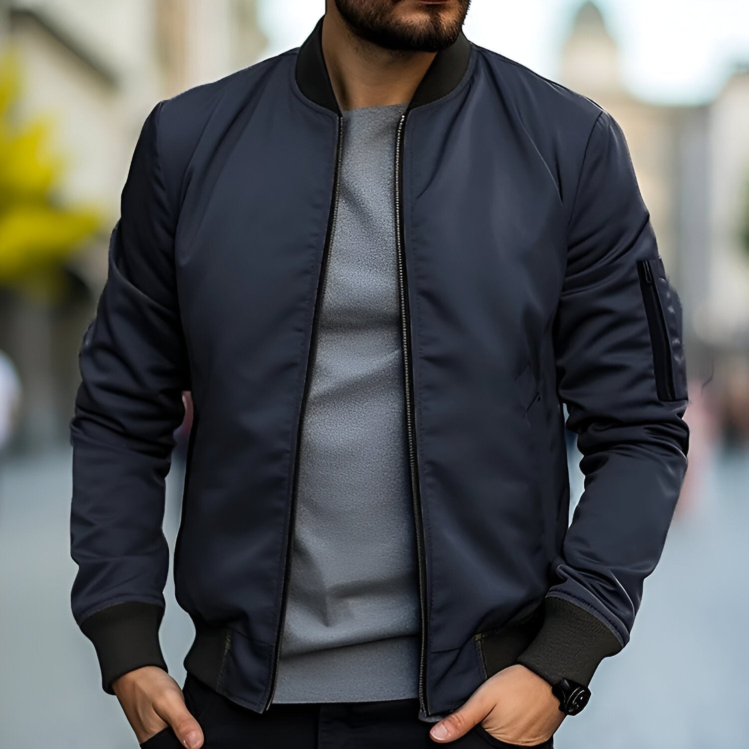 Richard™ | Jachetă Bomber Confortabilă
