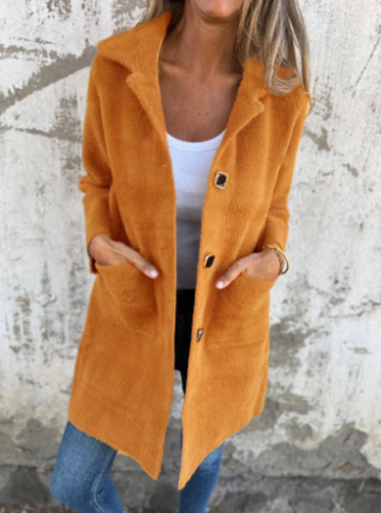 MARCE | Palton Casual cu Butoane