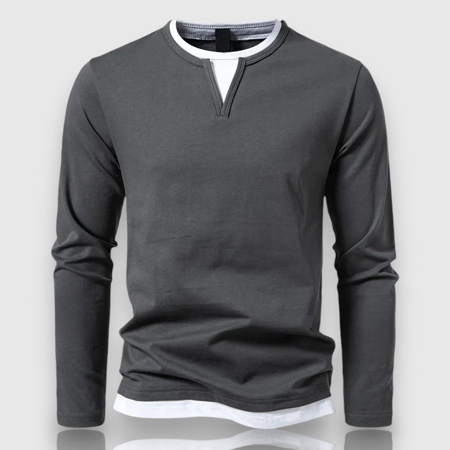 Patrick™ | Henley cu mânecă lungă