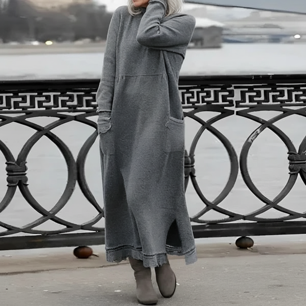 GRETA | Rochie confortabilă de iarnă
