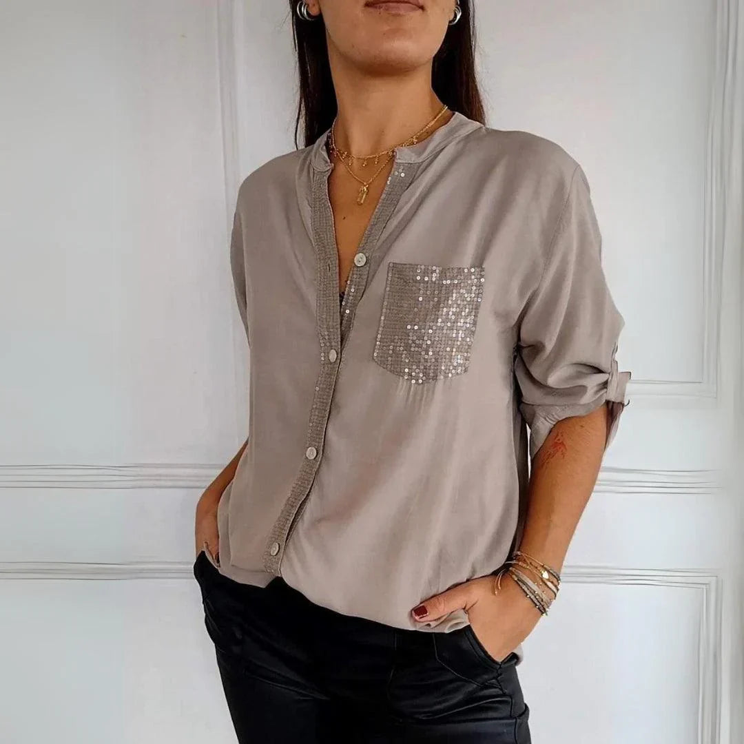 Alena | Chic Wrinkle-Resistant Blouse
