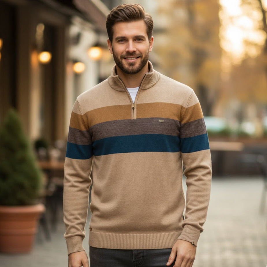 Matthew™ | Pulover Retro cu Dungi